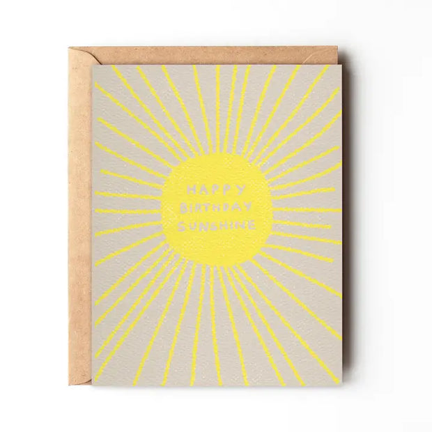 Daydream Prints Happy Birthday Sunshine Card