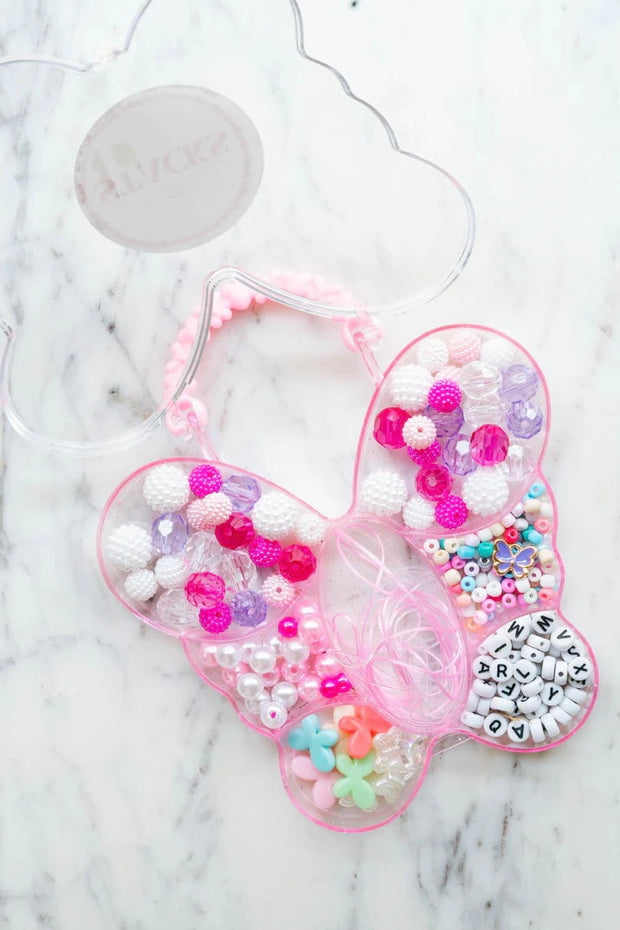 Little Stacks Pretty in Pink Butterfly DIY Jewelry Kit