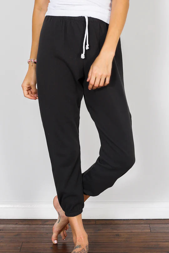 Perfect White Tee Johnny Sweatpant in Vintage Black