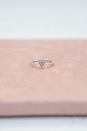 Adina Reyter Super Tiny Pavé Triangle Ring