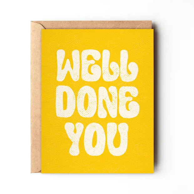 Daydream Prints Well Done You Card