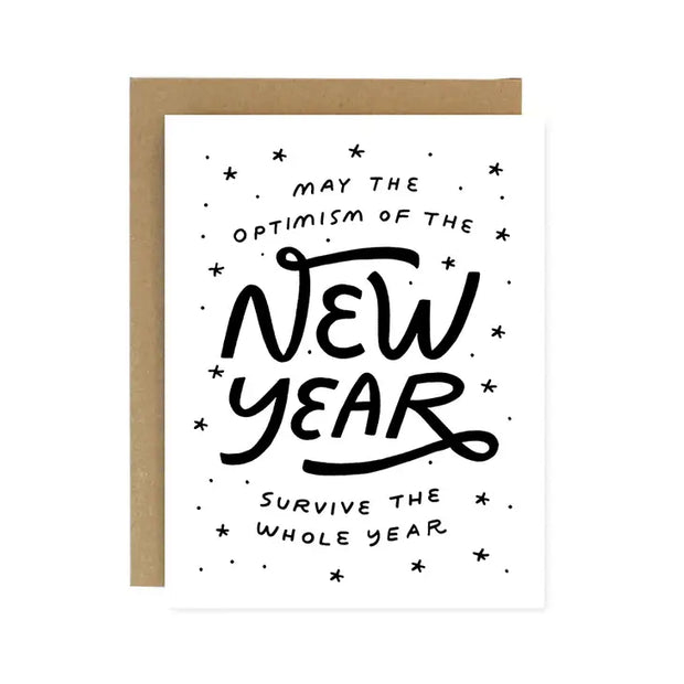 Worthwhile Paper New Year Optimism Card