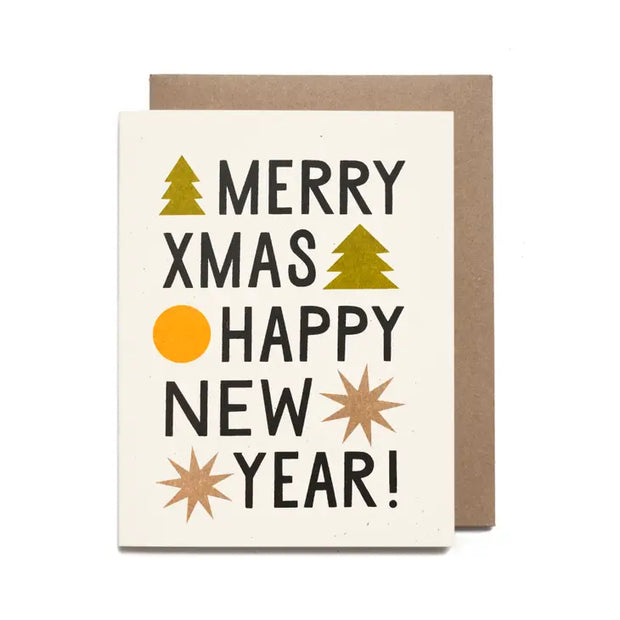 Worthwhile Paper Merry Xmas Happy New Year Card