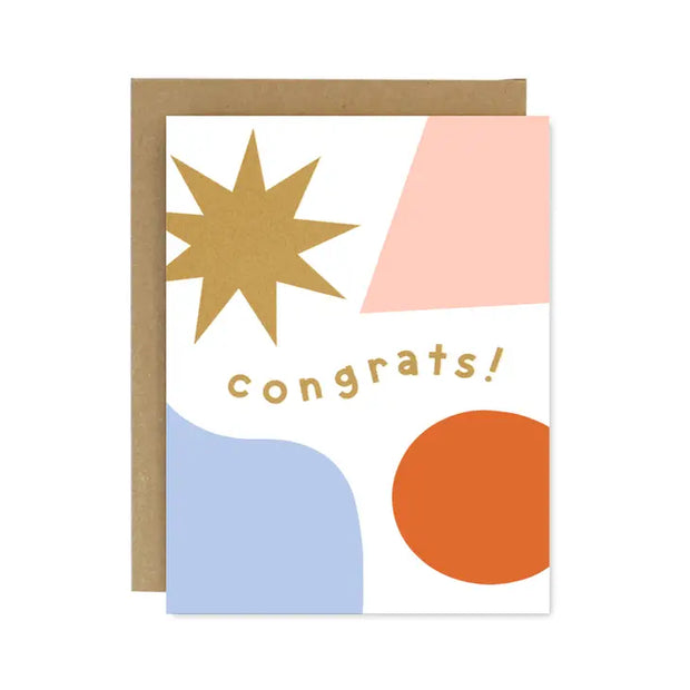 Worthwhile Paper Congrats Shapes & Colors Card