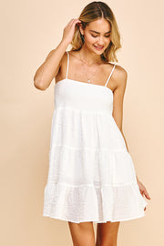 Pinch Daphne Dress in White