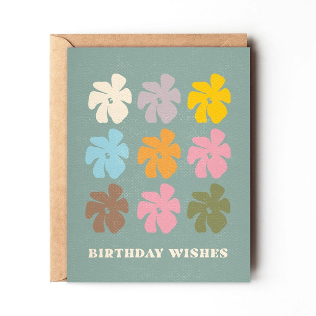 Daydream Prints Birthday Wishes Flower Card