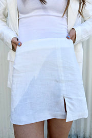 Steve Madden Cam Skirt in White
