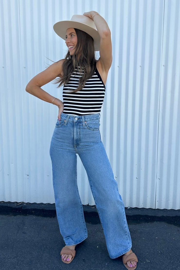 Levi's Ribcage Wide Leg in Far and Wide – Laurenly Boutique