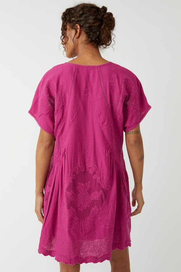Free People Serenity Dress in Dragonfruit Punch