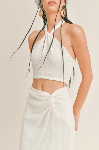 Sage the Label Simple Life Halter Top