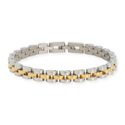 laurenly_bracha_mini_rolly_bracelet_silver_and_gold_two_tone