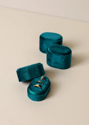 Jax Kelly Velvet Jewelry Box - Small Oval