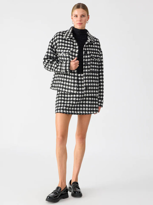 Sanctuary The Shacket in Houndstooth