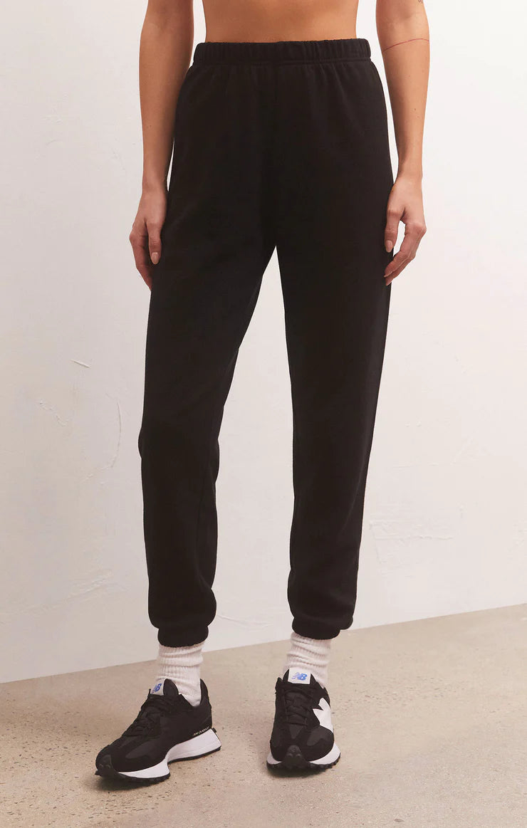 Z Supply Classic Gym Jogger in Black