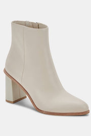 Dolce Vita Timone Booties in Ivory Leather