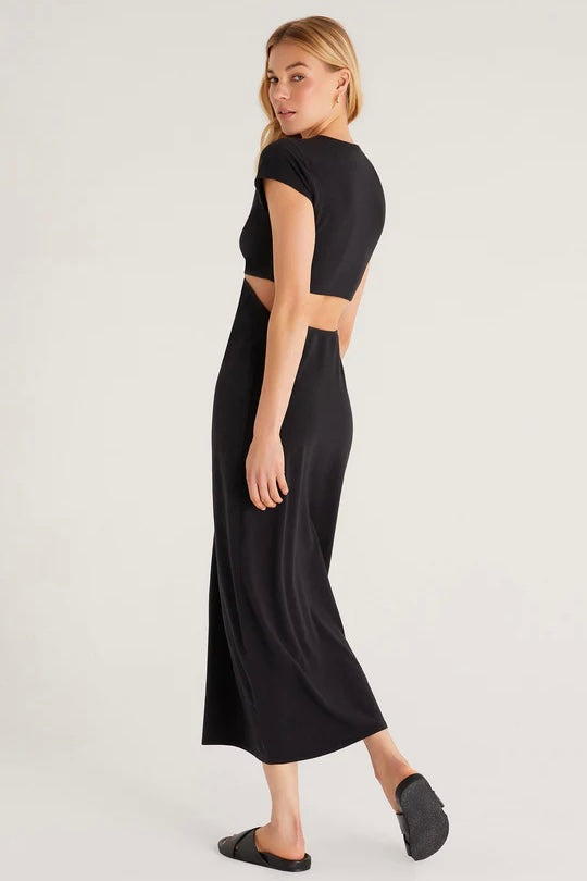 Z Supply Becket Midi Dress in Black