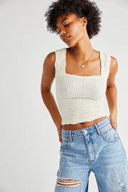 Free People Love Letter Cami in Ivory