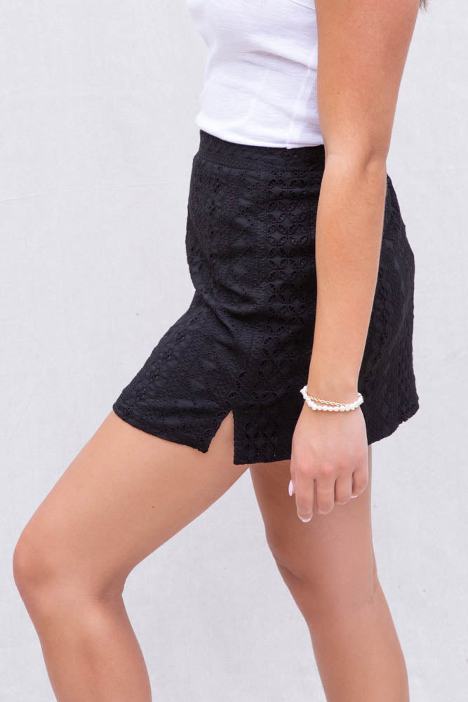 Saltwater Luxe Miley Skirt in Black