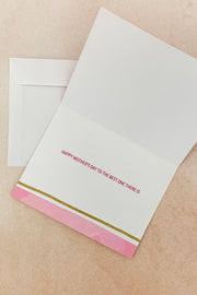 You Are The Best Card in Pink