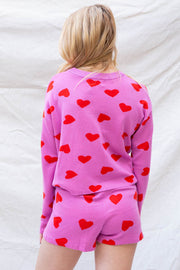Beach Riot Valentine Heart Sweater