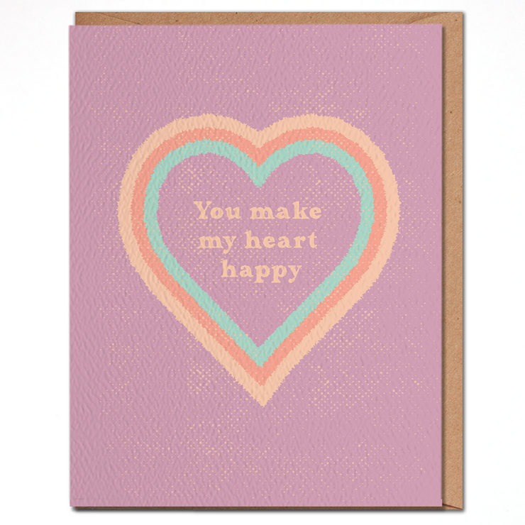 Daydream Prints Heart Happy Card