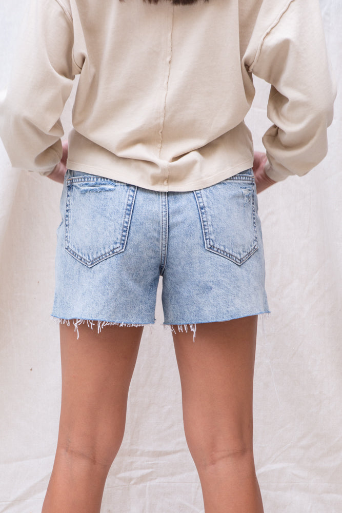 Hidden Sofie Mom Side Slit Shorts
