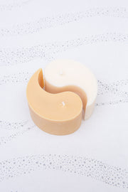 Jax Kelly Ying Yang Molded Candle in Ivory