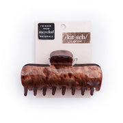 Kitsch Eco-Friendly Marble Claw Clip in Brunette
