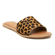 Matisse Cabana Sandal in Tan Leopard Cow Hair