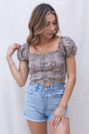 Olivaceous Madrid Top