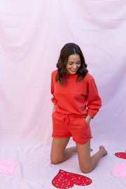 Olivaceous Poppy Shorts