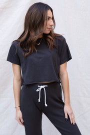 Perfect White Tee Courtney Tee in Vintage Black
