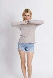 Perfect White Tee Dylan Long Sleeve in Mauve Mist