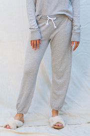 Perfect White Tee Freddie Joggers in Heather Grey