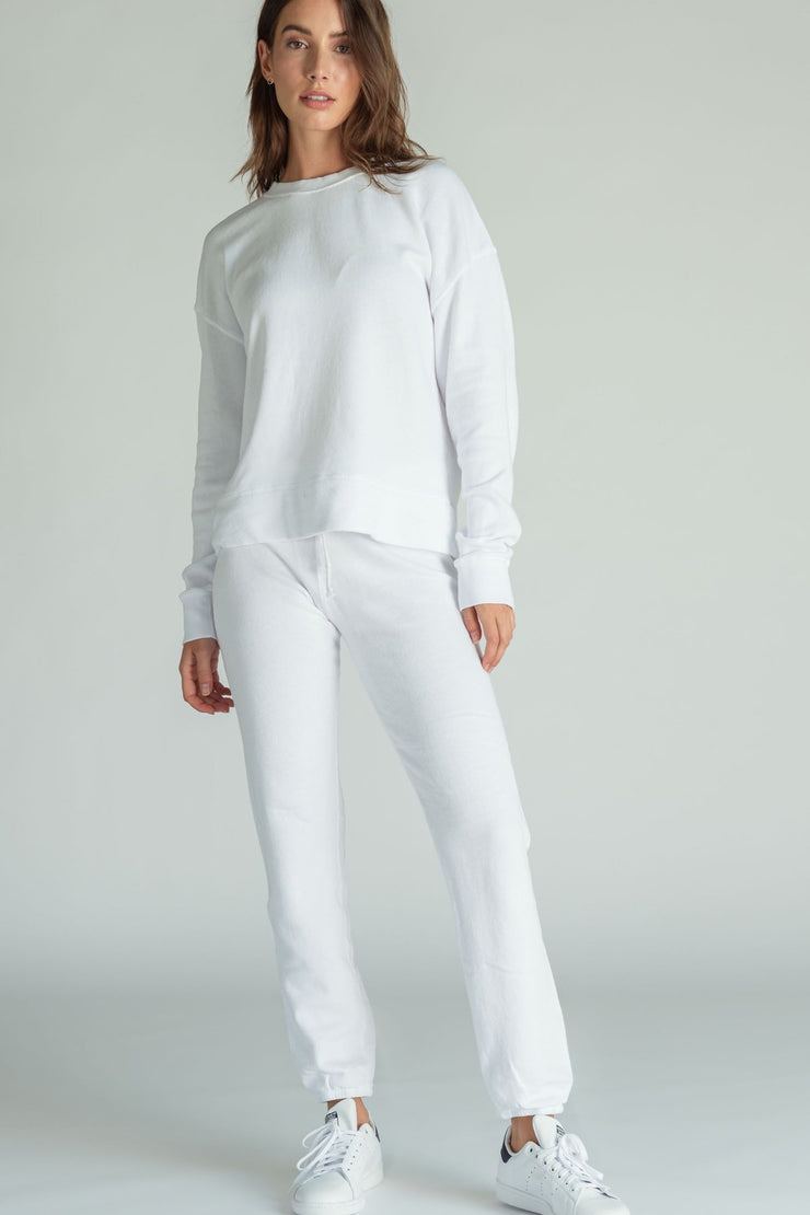 Perfect White Tee Freddie Joggers in White
