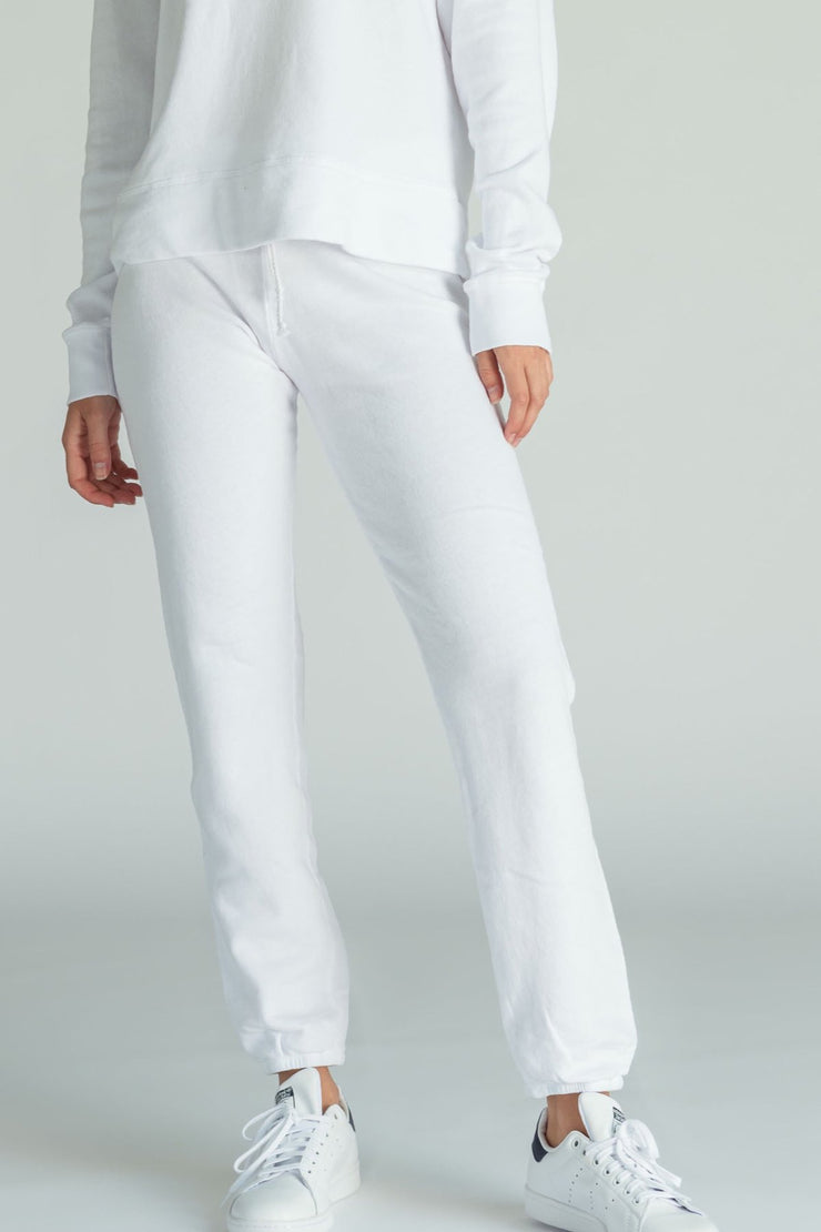 Perfect White Tee Freddie Joggers in White