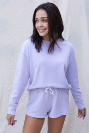 Perfect White Tee Tyler Pullover in Violet Ice