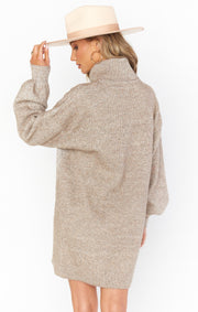 Show Me Your Mumu Chester Sweater Dress in Oatmeal