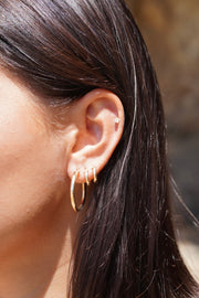 May Martin Gold Filled Ava Hoops