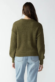 Sanctuary Olive Plush Sweater