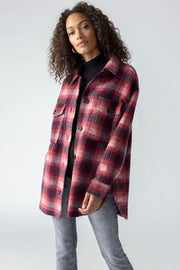 Sanctuary Town Jacket in Woodland Plaid