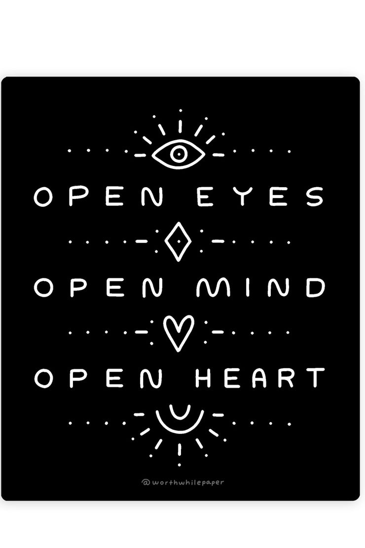 Worthwhile Paper Open Eyes Sticker