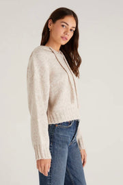 Z Supply Ariel Knit Hoodie Sweater