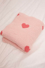 Z Supply Heart Plush Blanket