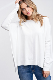 CJ Cruz Abby Sweater in White