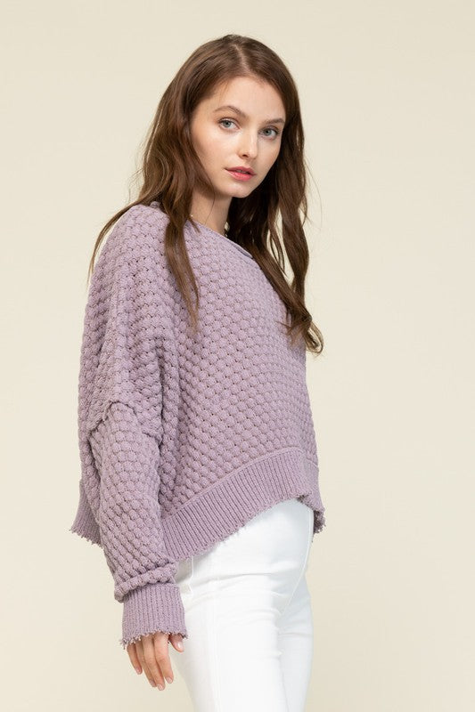 Cj Cruz Tayla Sweater in Lavender