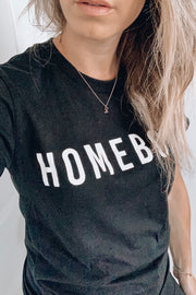 The Homebody Tee in Black
