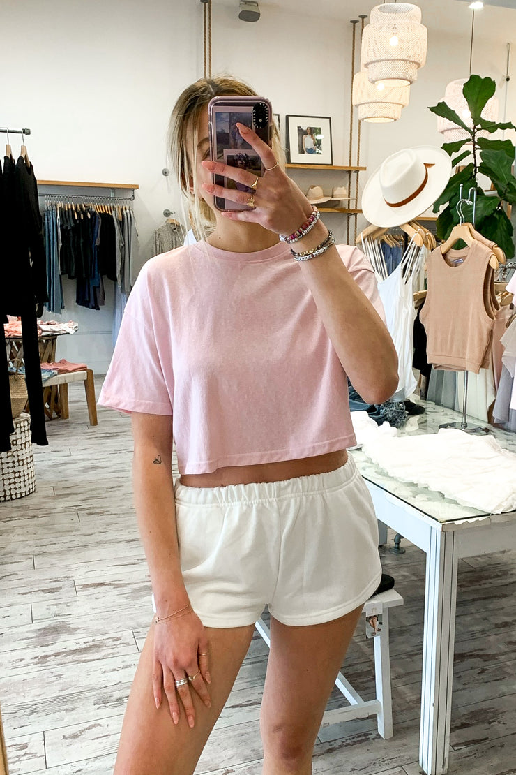 Nia Essential Shorts in White