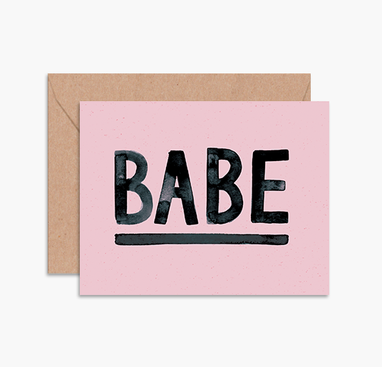 Daydream Prints Babe Card