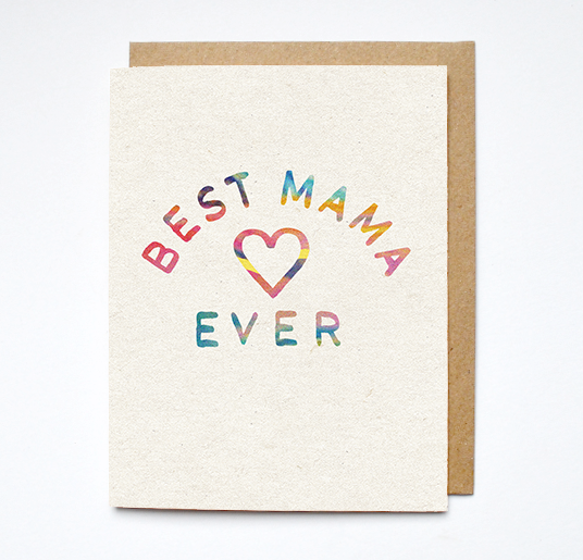 Daydream Prints Best Mama Card